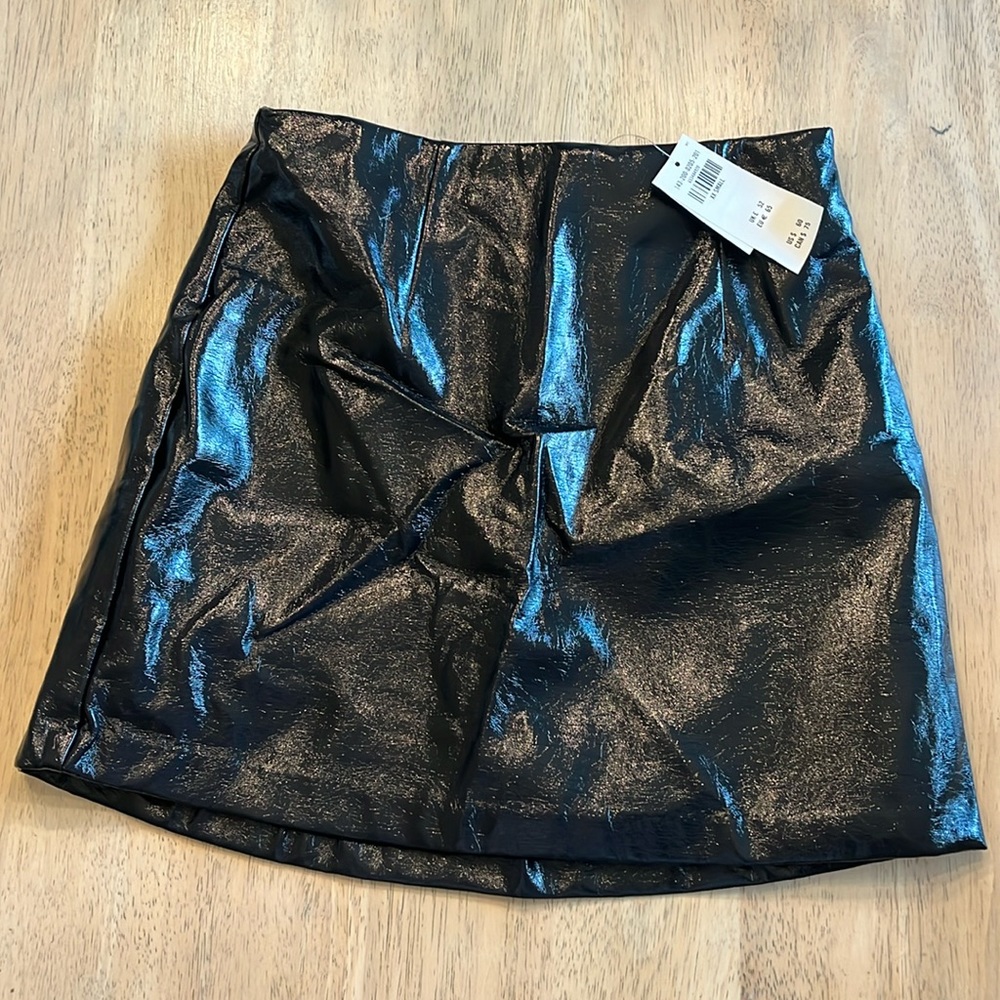 Vegan leather Abercrombie skirt